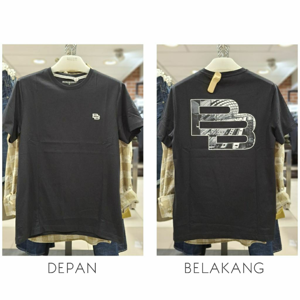 bombboogie 100% original kaos pria bombboogie