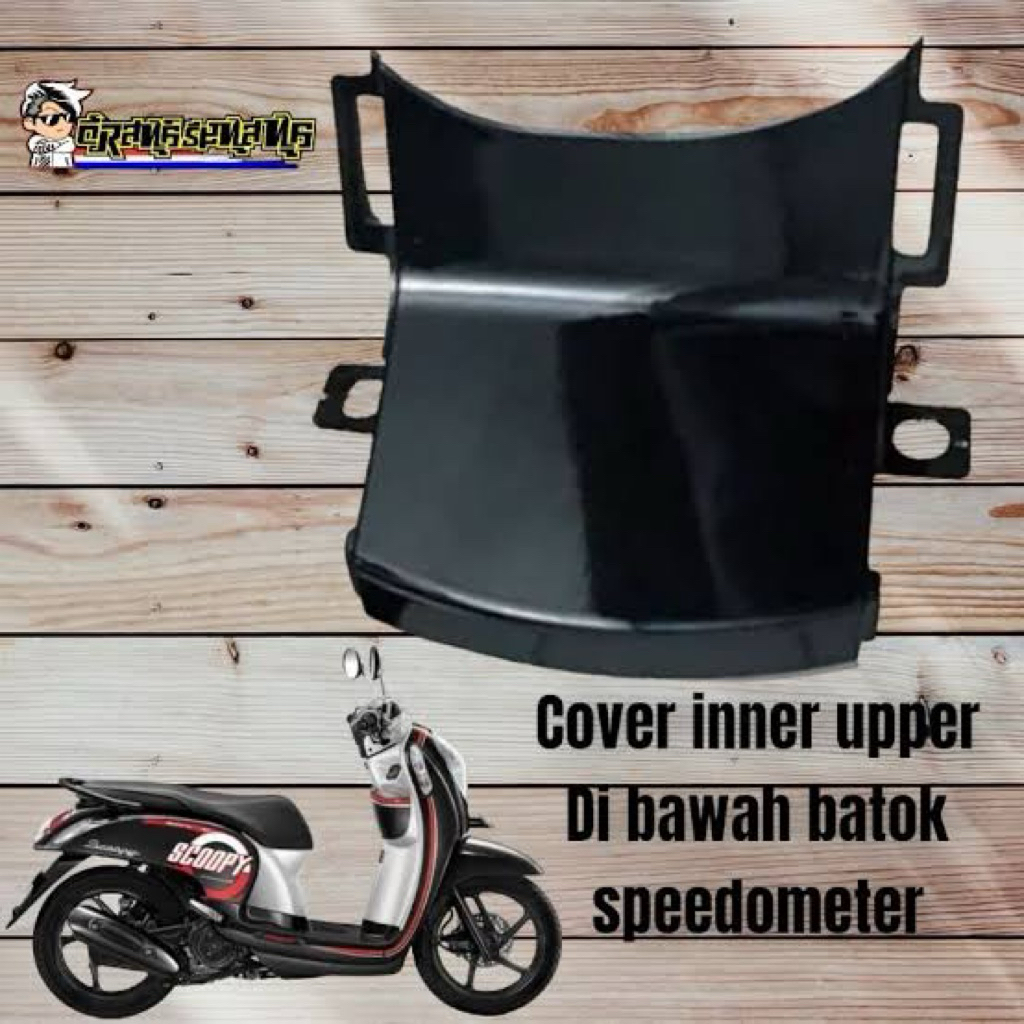 cover inner upper scoopy fi hitam