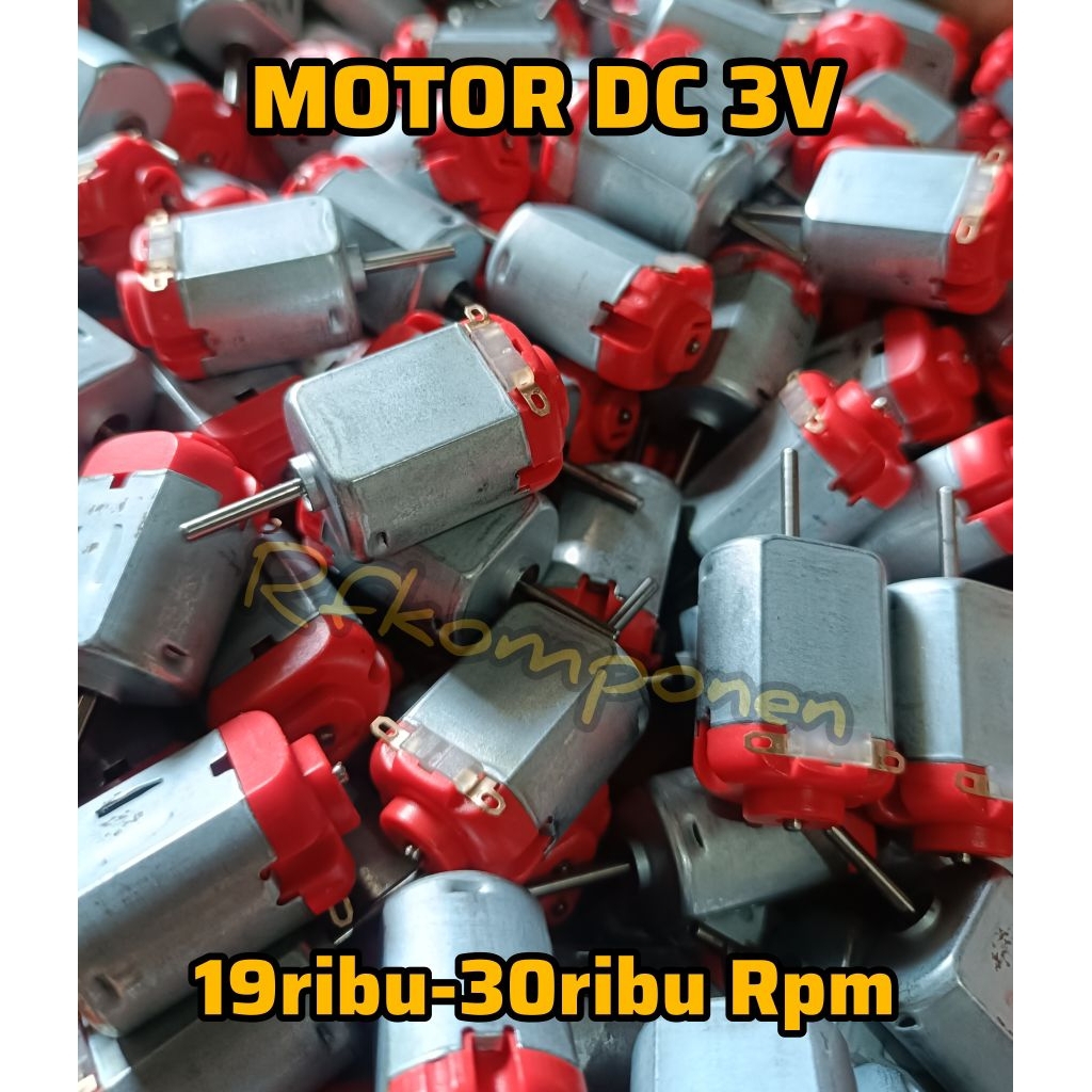 DINAMO 3V DC MOTOR TOY DYNAMO 19000-30000 Rpm BARANG BARU