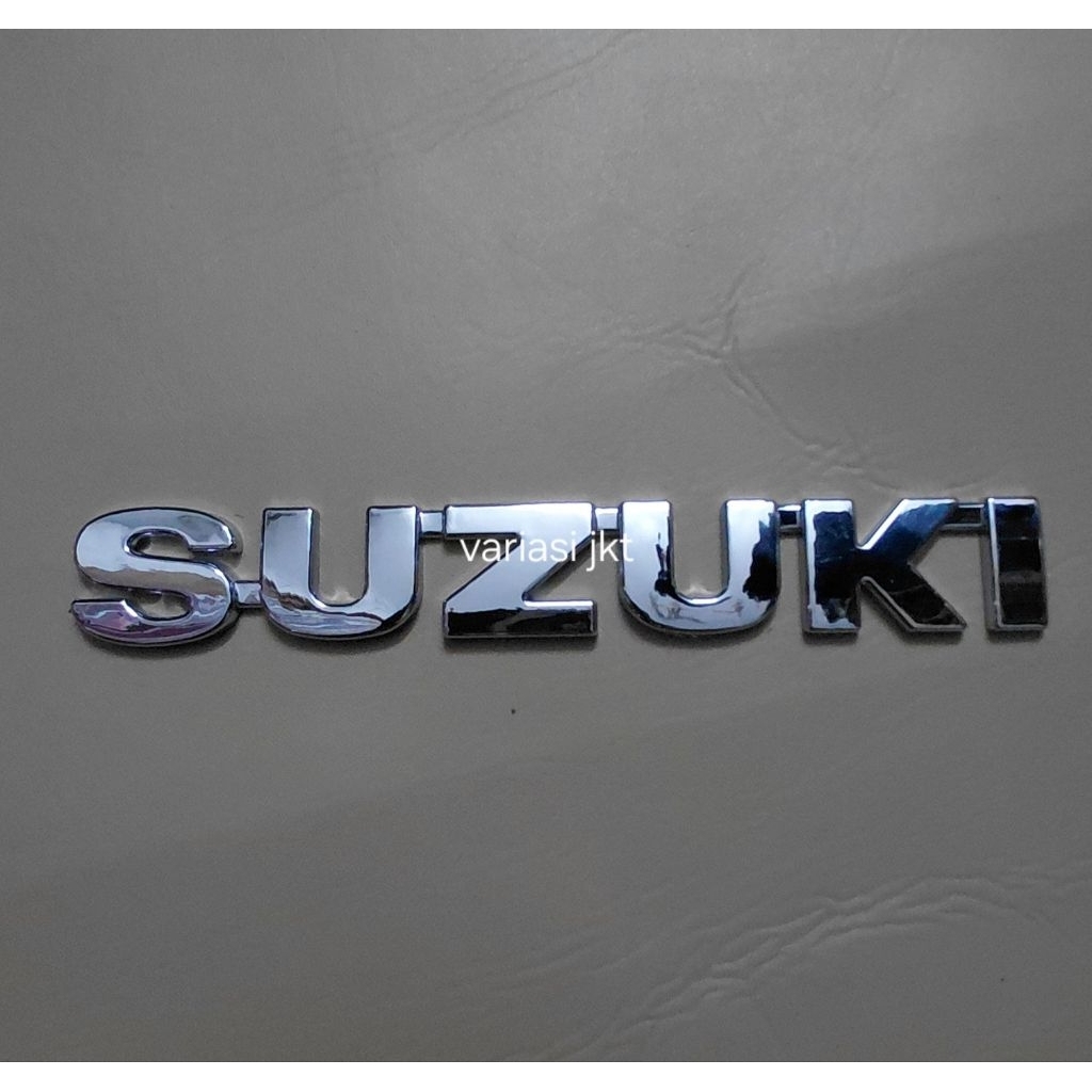 emblem logo tulisan suzuki/emblem suzuki apv/suzuki ertiga/universal