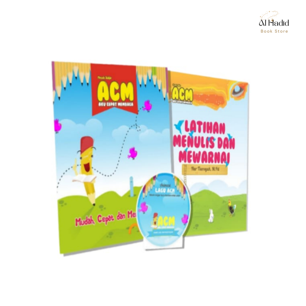 [Paket 1 ACM] Bundling Buku Metode ACM Belajar Membaca Menulis Huruf Untuk Anak PAUD TK SD