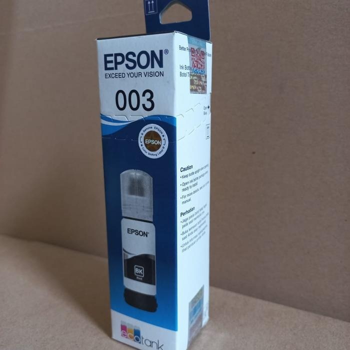 TINTA EPSON 003 L1110 L3110 L3150 ORIGINAL Hitam