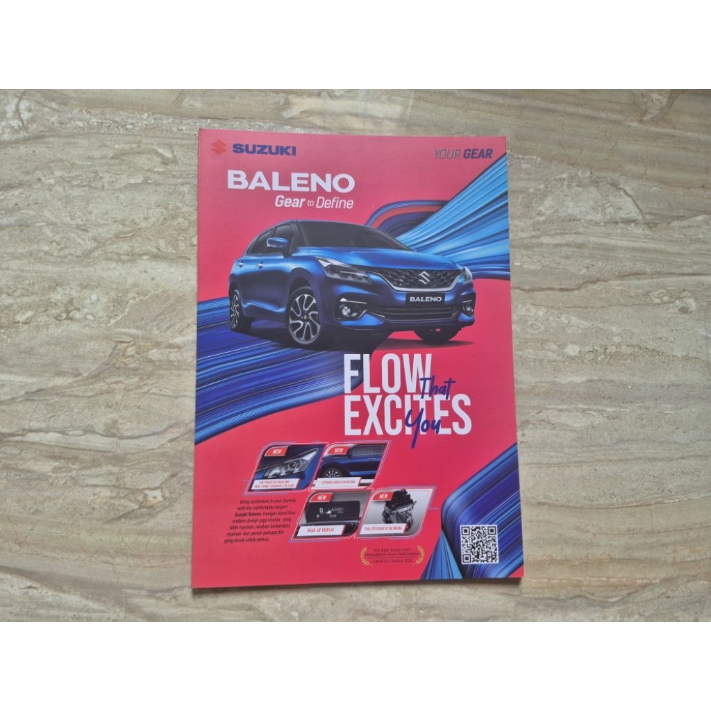 brosur katalog mobil suzuki baleno 2022 leaflet