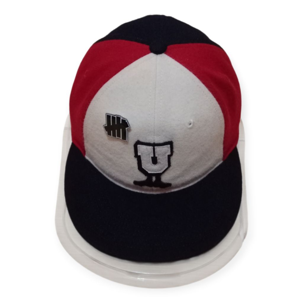 Topi EBBETS FIELD Flannel x UNDEFEATED Bahan Wool Snapback Vintage | Original | VGC