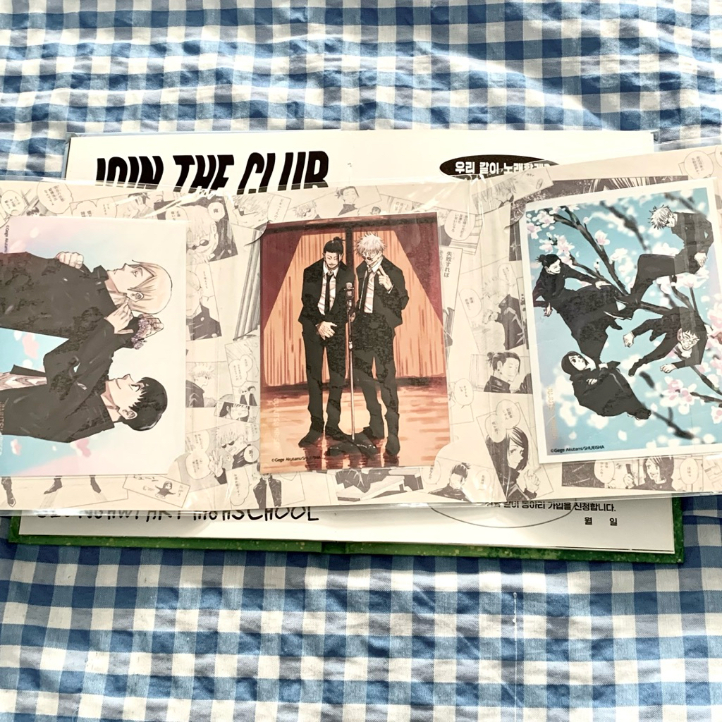 [OFFICIAL] JUJUTSU KAISEN FOLDED POSTCARD GOJO GETO NANAMI