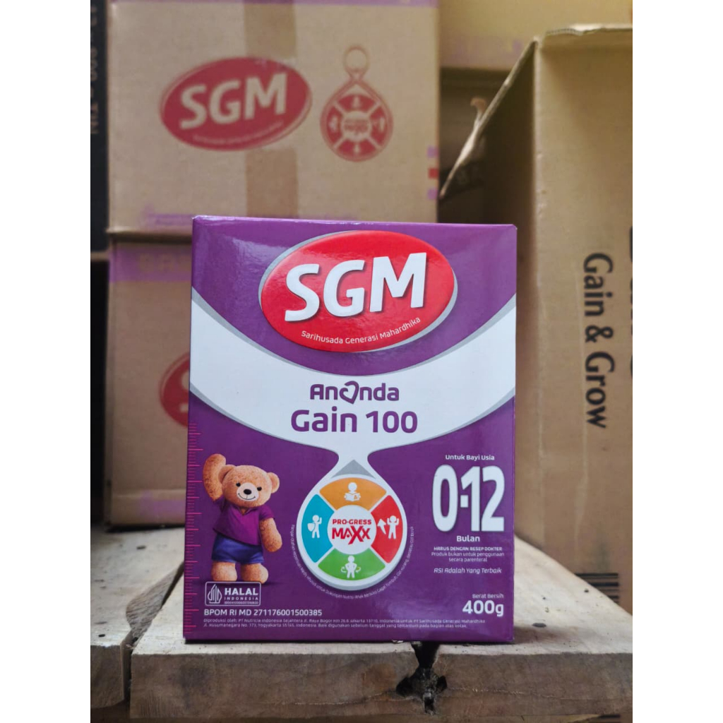 SGM ANANDA GAIN 100 0-12 BULAN 400 Gram