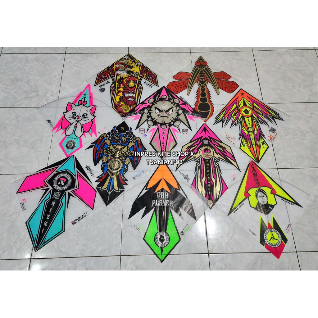 Paket Layangan Sukhoi Warok x NSTD2 (10+5 pcs Gen Z)