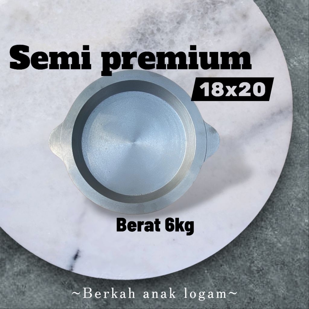 LOYANG MARTABAK MANIS SEMI PREMIUM UKURAN 18X20 BAHAN BAJA COR MURNI