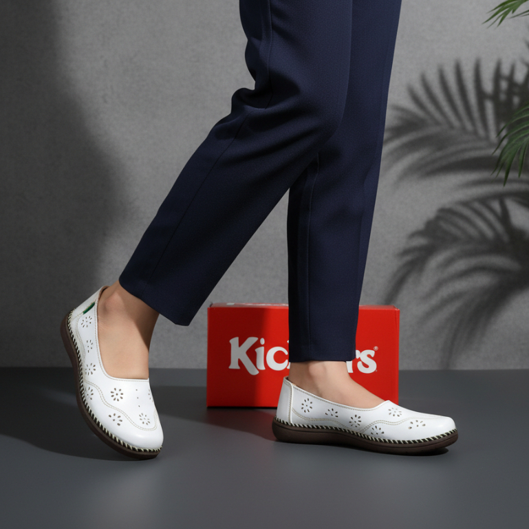 Sepatu Kickers Wanita MK-50 Putih