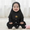 Baju Muslim Bayi Perempuan Lucu / Gamis Anak Hijab Warna Earth Tone