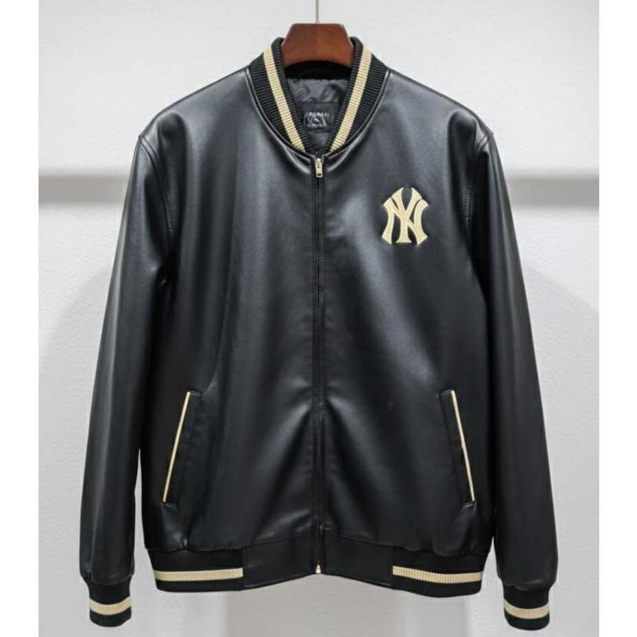 Syakira jaket kulit baseball domba asli jaket kulit pria baseball asli garut jaket kulit premium jak