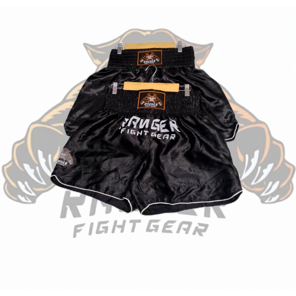 Celana Muaythai Celana Olahraga Muaythai Warna Hitam
