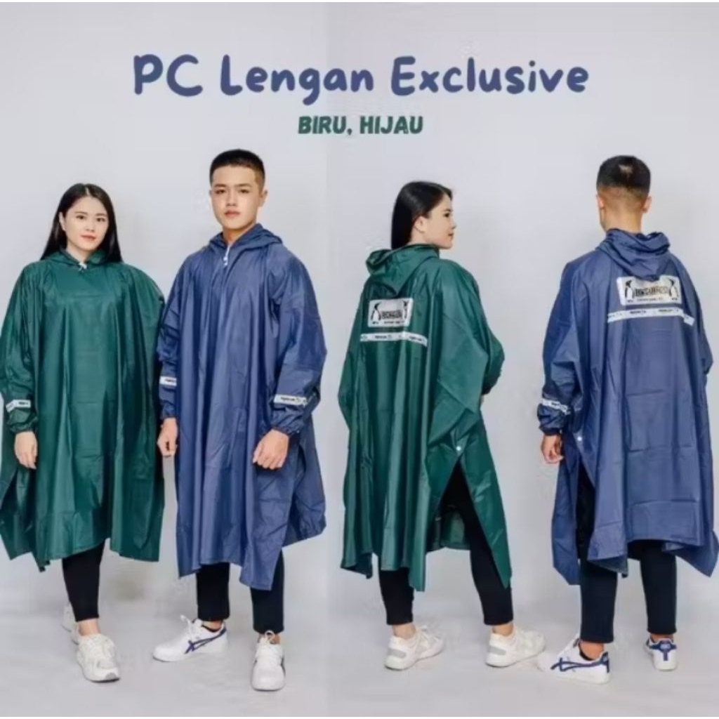 JAS HUJAN PENGUIN'S PONCHO LENGAN EXCLUSIVE
