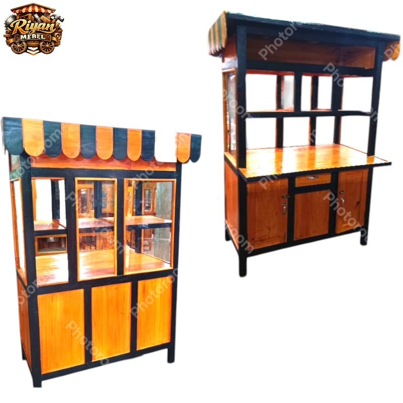 GEROBAK NASI KUNING WARTEG DAN NASI PADANG FREE ONGKIR