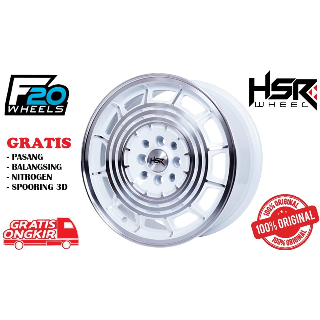 VELG HSR R16 TYPE RTR HSR R16 LEBAR 7 H4X100-114,3 ET40
