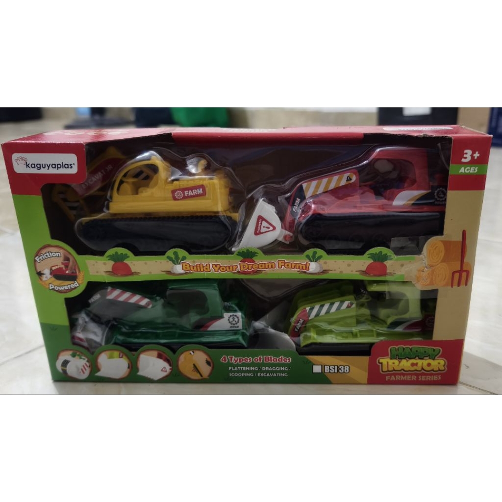 Kaguyaplas Mainan Anak traktor seri Happy traktor
