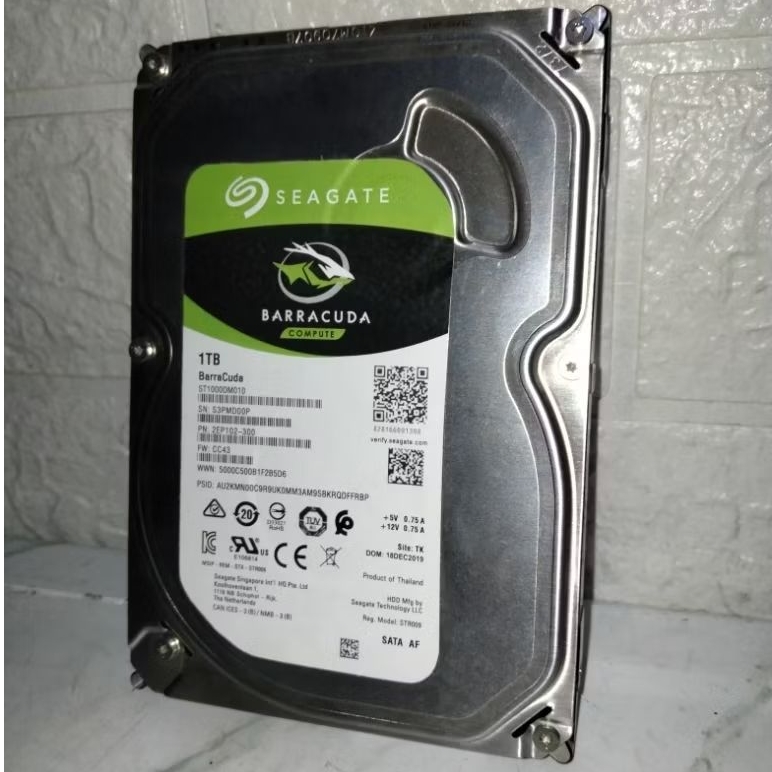 Hardisk seagete barracuda 1tb 100% pc or cctv