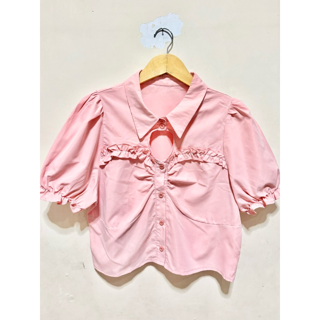 Pink top Ruffle