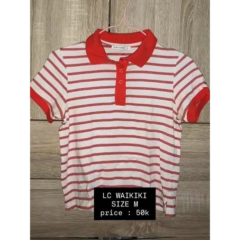 Polo Shirt Women LC Waikiki Size M