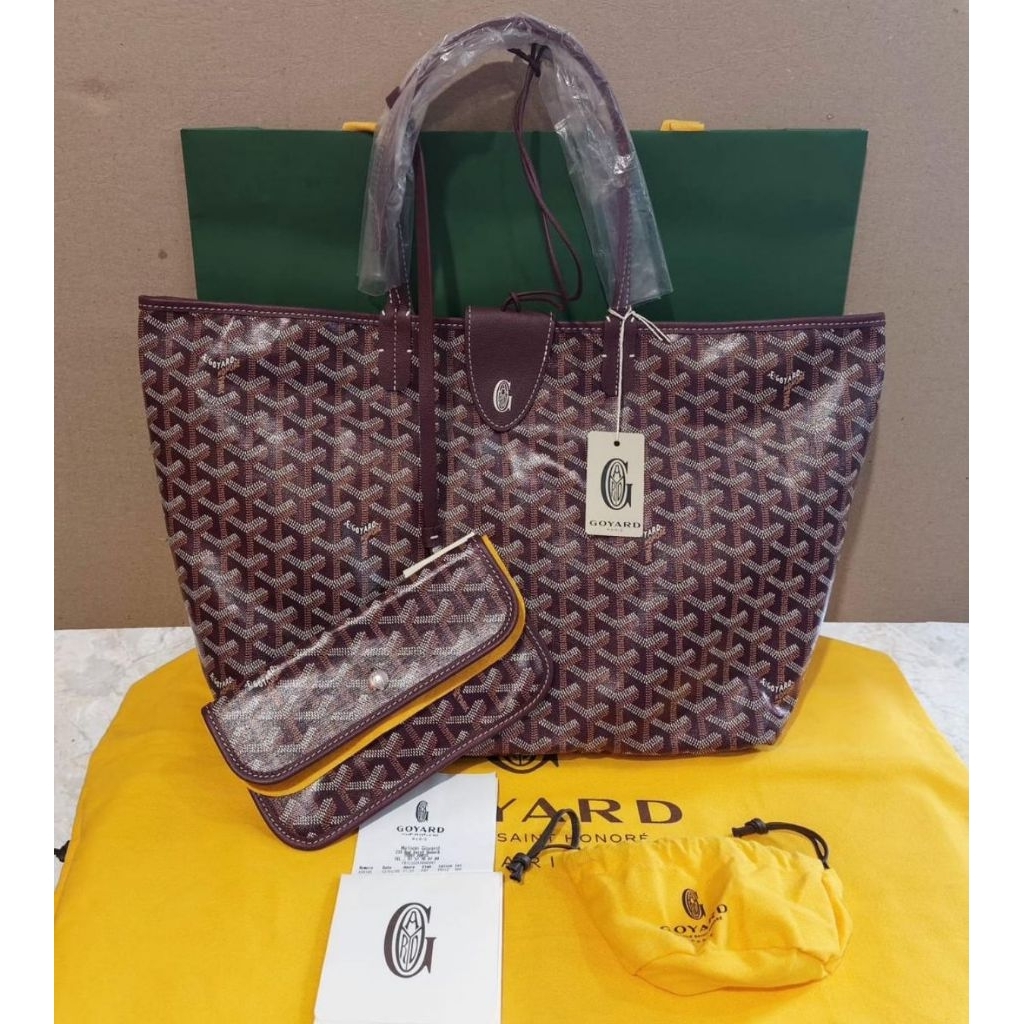 Gyd st louis PM with clip ori rec jan 2026Color: burgundy
Fullset paperbag, rec ori jan 2026