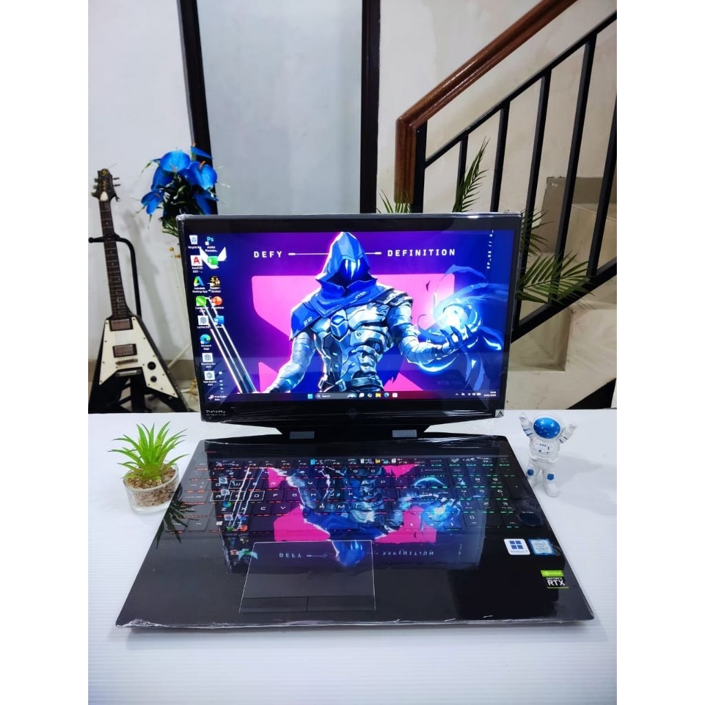 Laptop Gaming HP Omen 15 Core i7 Ram 16/1Tera Ssd Vga Nvidia Rtx COD