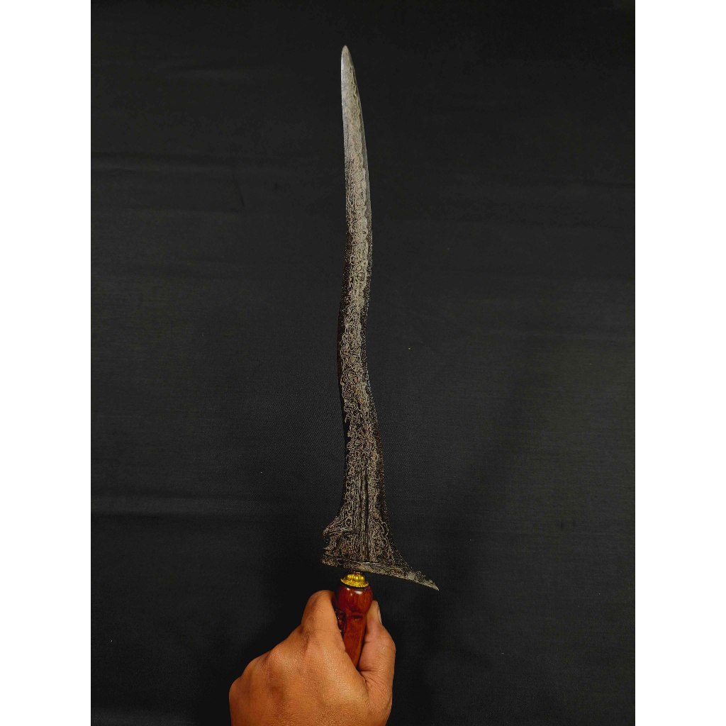Keris Luk 3 Jangkung Pamor Pedaringan Kebak