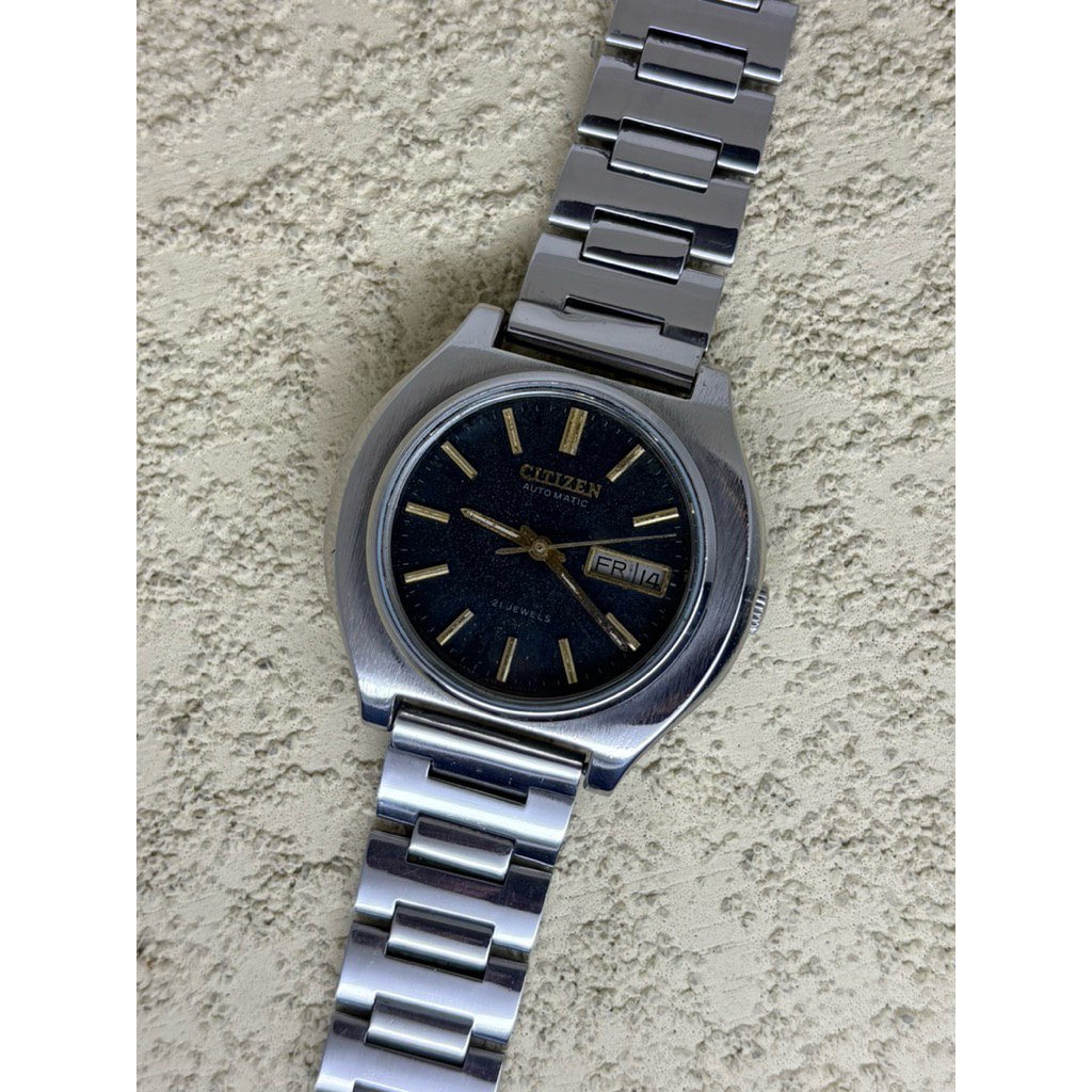 Arloji Jam tangan Citizen Ufo Tank Green army dial Second Preloved