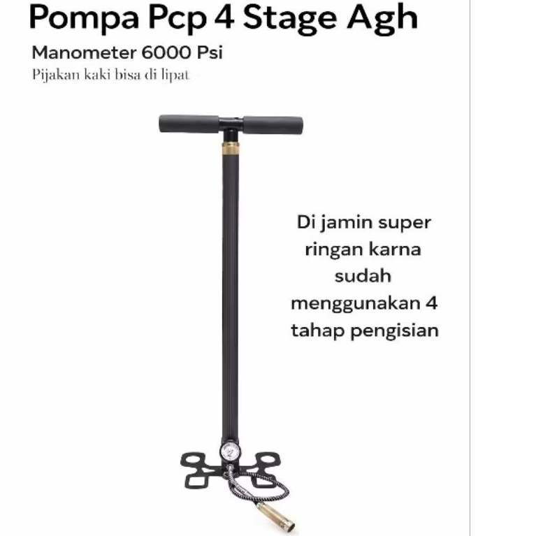 Pompa PCP AGH 4 Stage 6000 PSI – Pompa PCP Kaki Lipat Harga Terjangkau