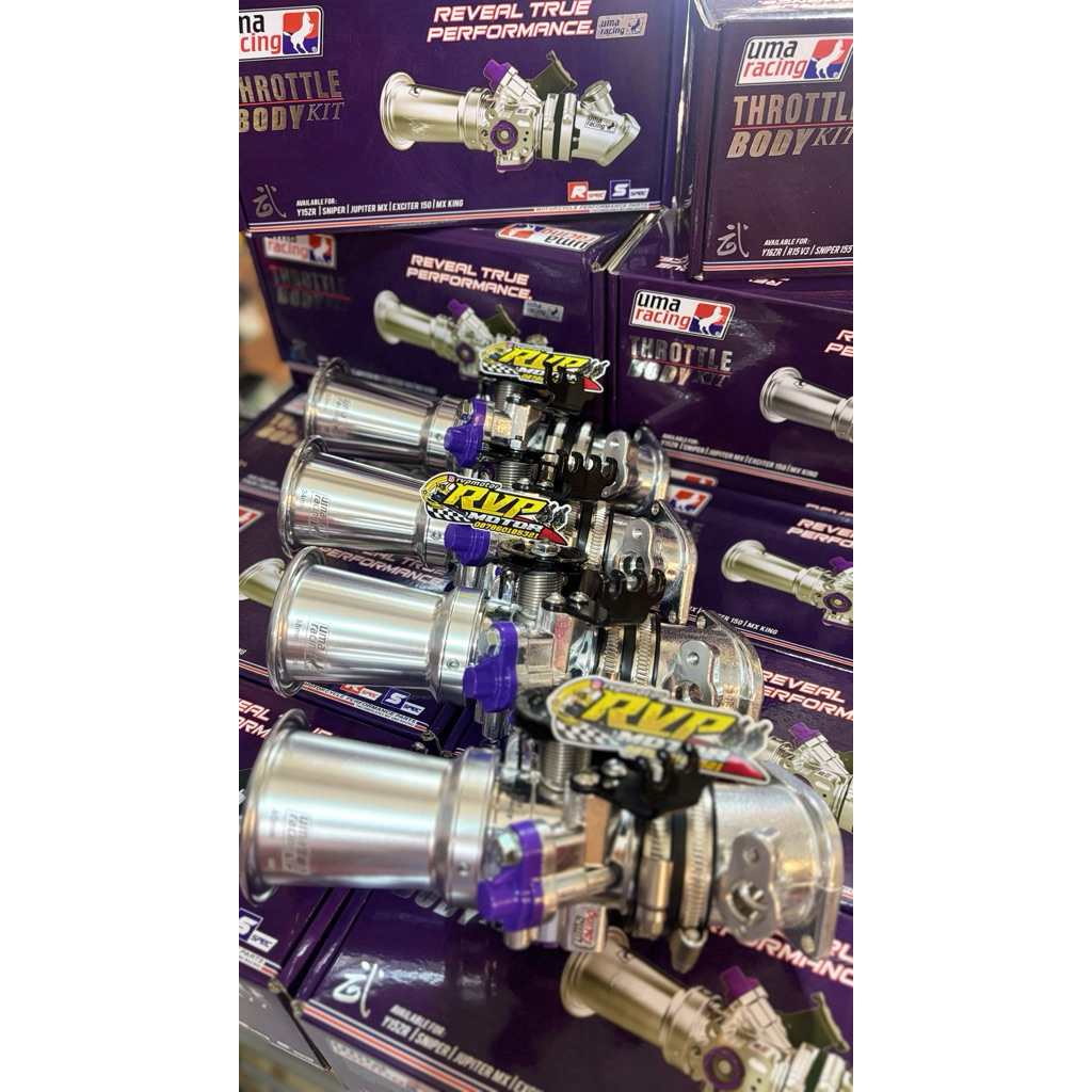 Thorttle Body Kit Jupiter MX King 32 34 38 40 Uma Racing TB Uma Racing 32mm 34mm Nmax Old Lama Aerox