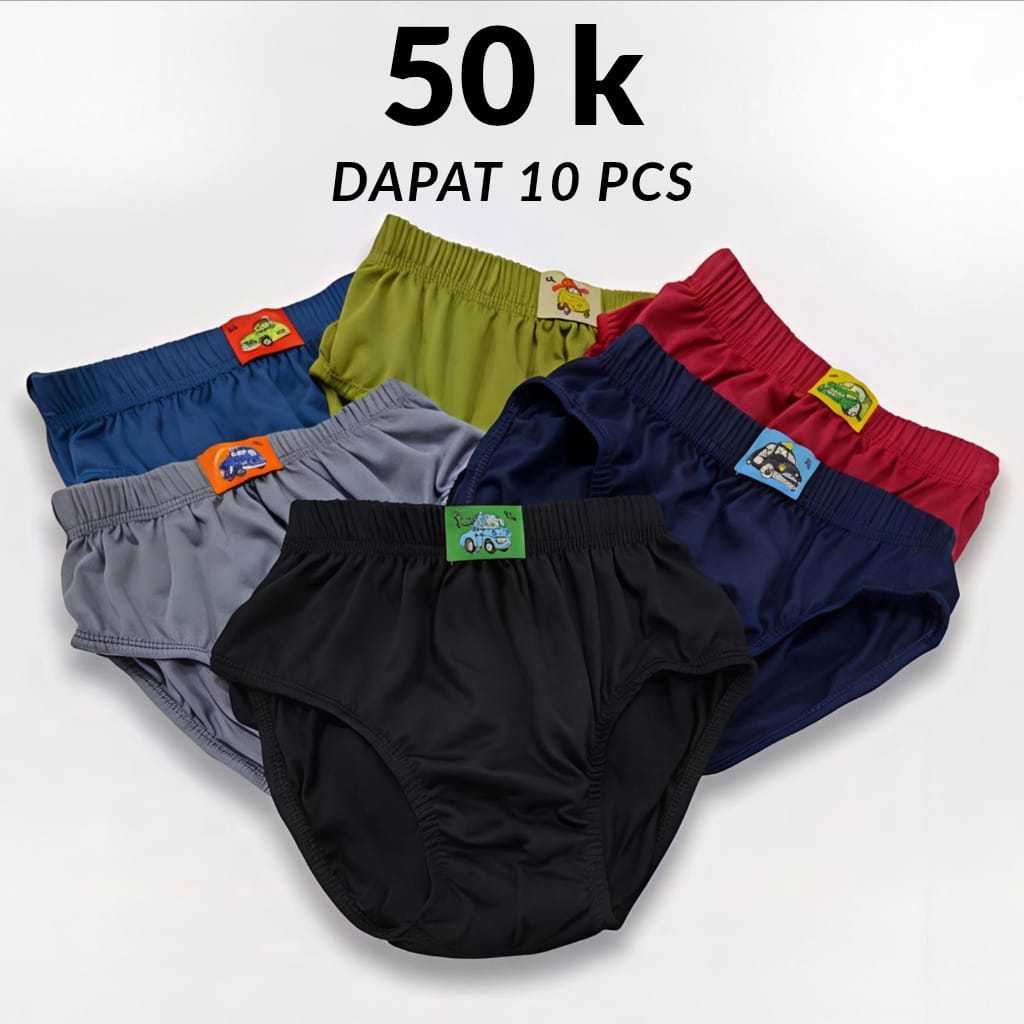 CELANA DALAM ANAK POLOS CD ANAK LAKI LAKI 1-13 TAHUN