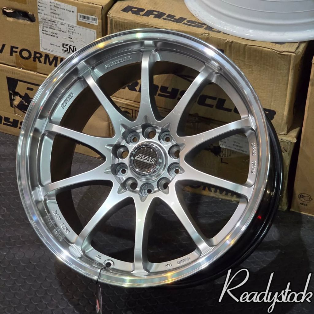 velg racing ce28 original ssw Thailand r18 lebar 9,5 et 25 velg ring 18 untuk mobil Innova reborn ve