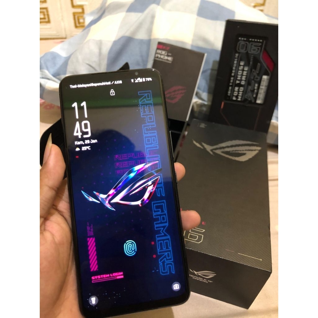 ROG Phone 6 8/256Gb minus retak backdoor