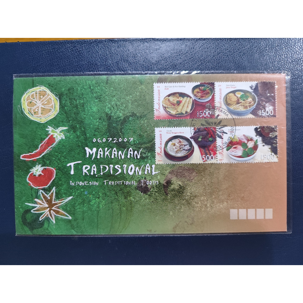 Prangko Indonesia - Prangko Seri Makanan 4 SHP 623 2007