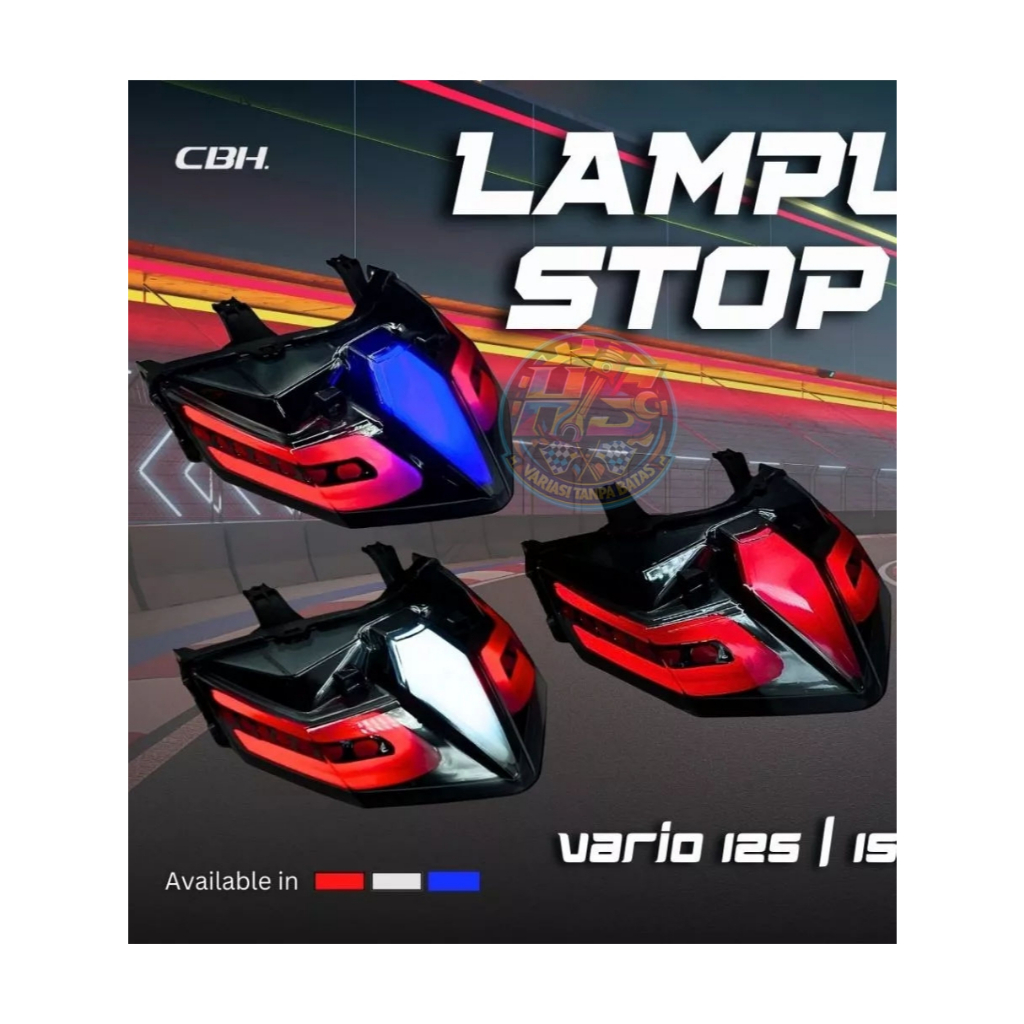 LAMPU STOPLAMP VARIO 125 150 NEW 2018-2023 STOPLAMP RGB VARIO 125 150 NEW STOPLAMP LAMPU BELAKANG VA