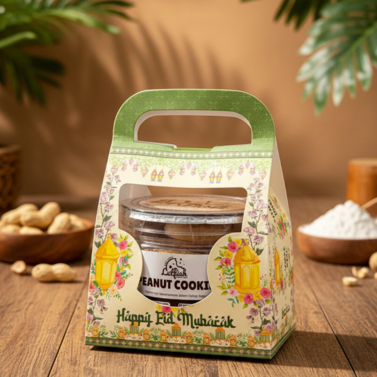 Hampers Kue lebaran Cookies Personal Murah di Surabaya - jar 300 ml