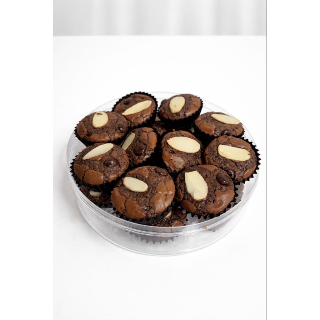 Mini Cup Fudgy Brownies