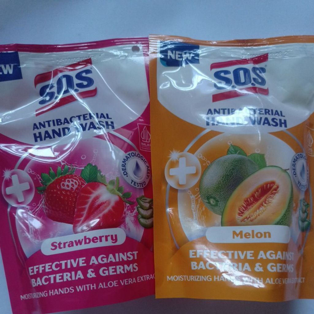 SOS Antibacterial Handwash  REFILL / SOS sabun cuci tangan REFILL 300ml