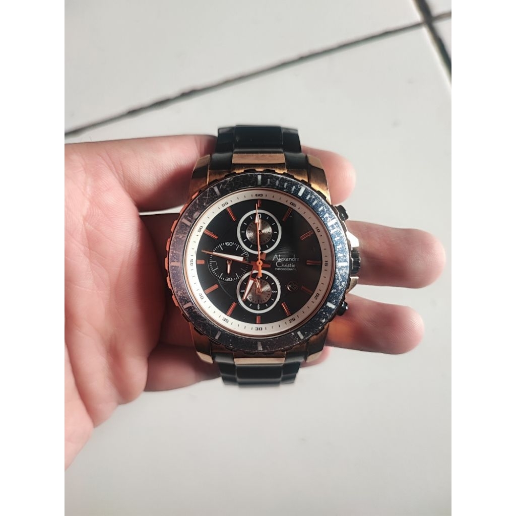 jam tangan Alexandre Christie bekas / second
