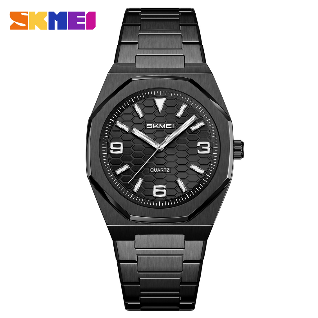 SKMEI 2657 Jam Tangan Pria Analog Tali Stainless Steel MGOS