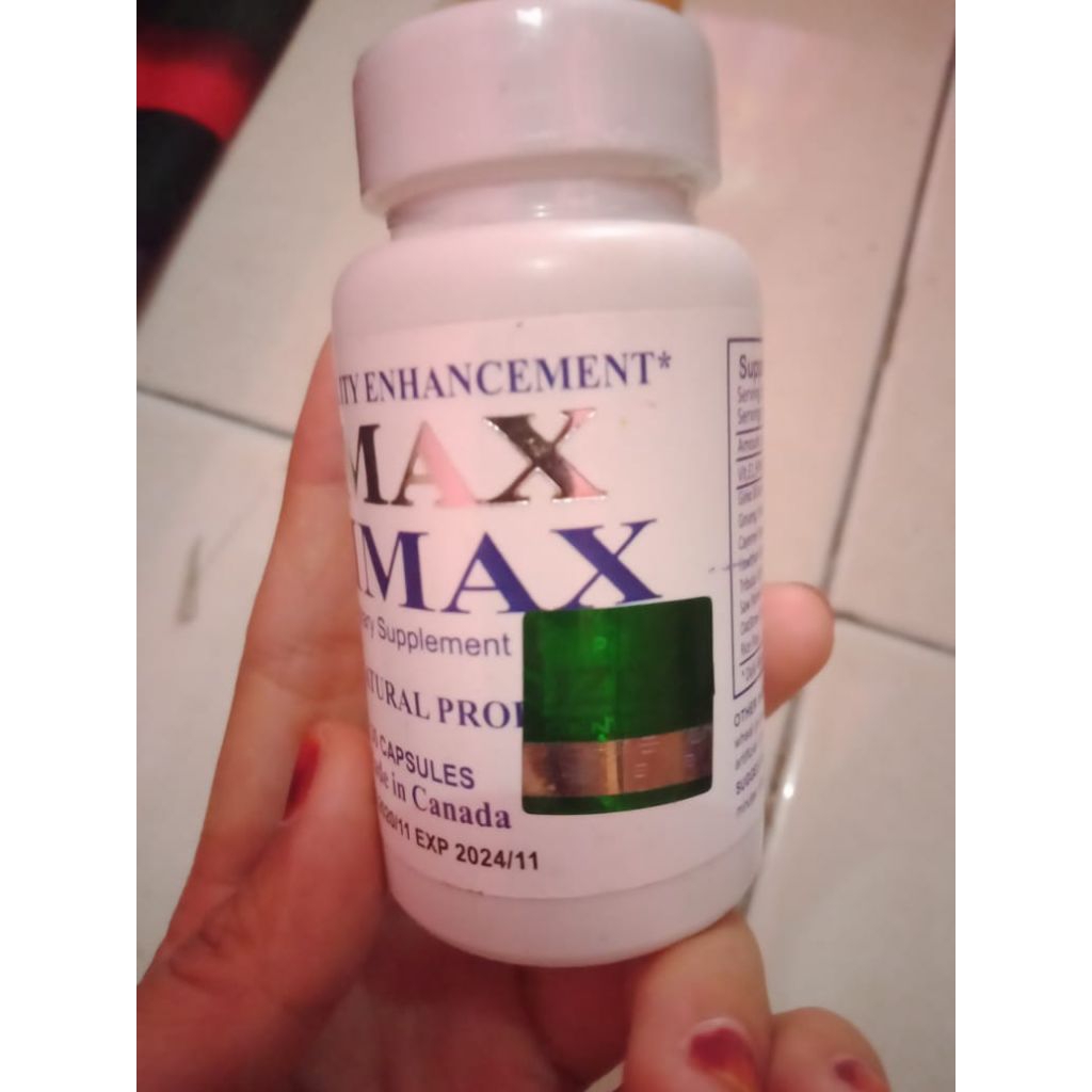 Kapsul Herbal Vimax Capsules Asli Canada 30 Kapsul - Pembesar Alat Vital Pria, Permanen, Meningkatka