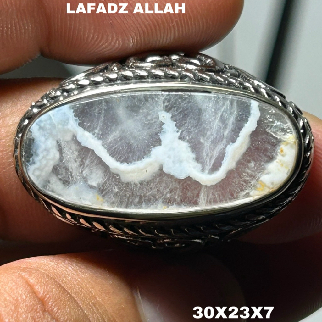 CINCIN BATU AKIK MOTIF LAFADZ ALLAH