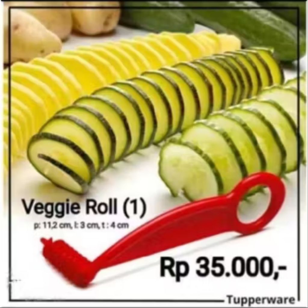 Tupperware Veggie Roll, spiral Kentang.