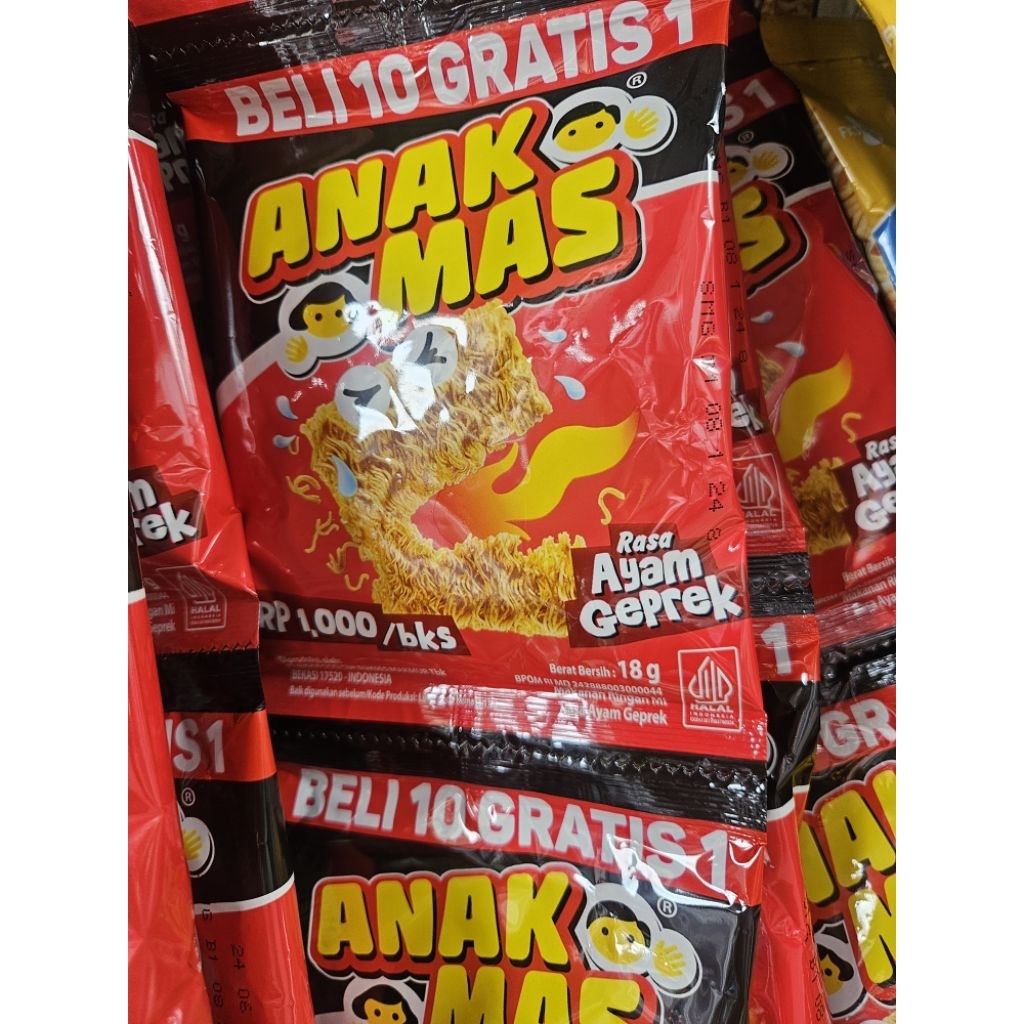 anak mas jajanan jadul....mie kremes...anak mas...jadoel...