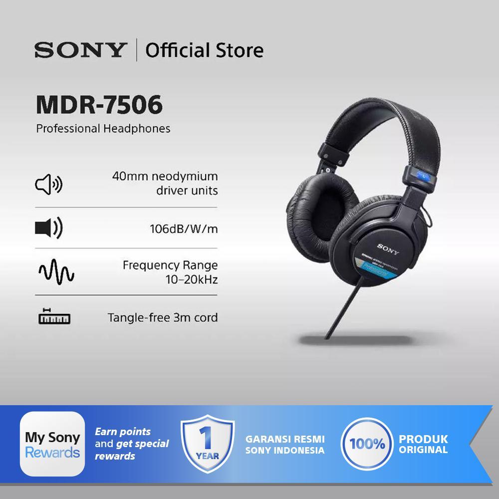 SONY MDR-7506 Stereo Professional Headphones / MDR 7506