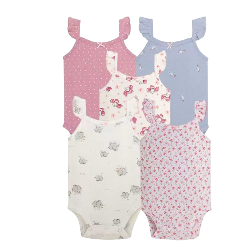 Jumpsuit Bayi Lucu / Jumper 5 in 1 Bayi / Set Jumper Bayi / Set Pakaian Bayi Baru Lahir / Jumpsuit N