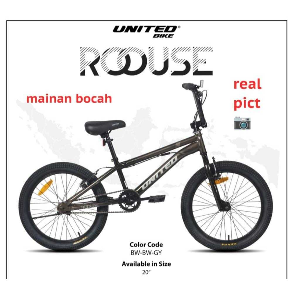 SEPEDA BMX 20INCH UNITED ROOUSE ROTOR SEPEDA BMX TERBARU 20INCH