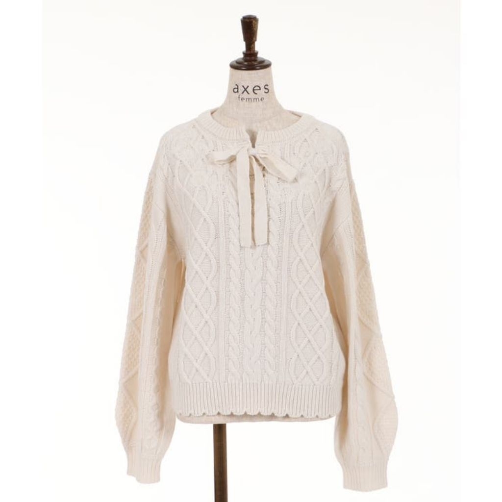 axes femme rajut kepang bunga