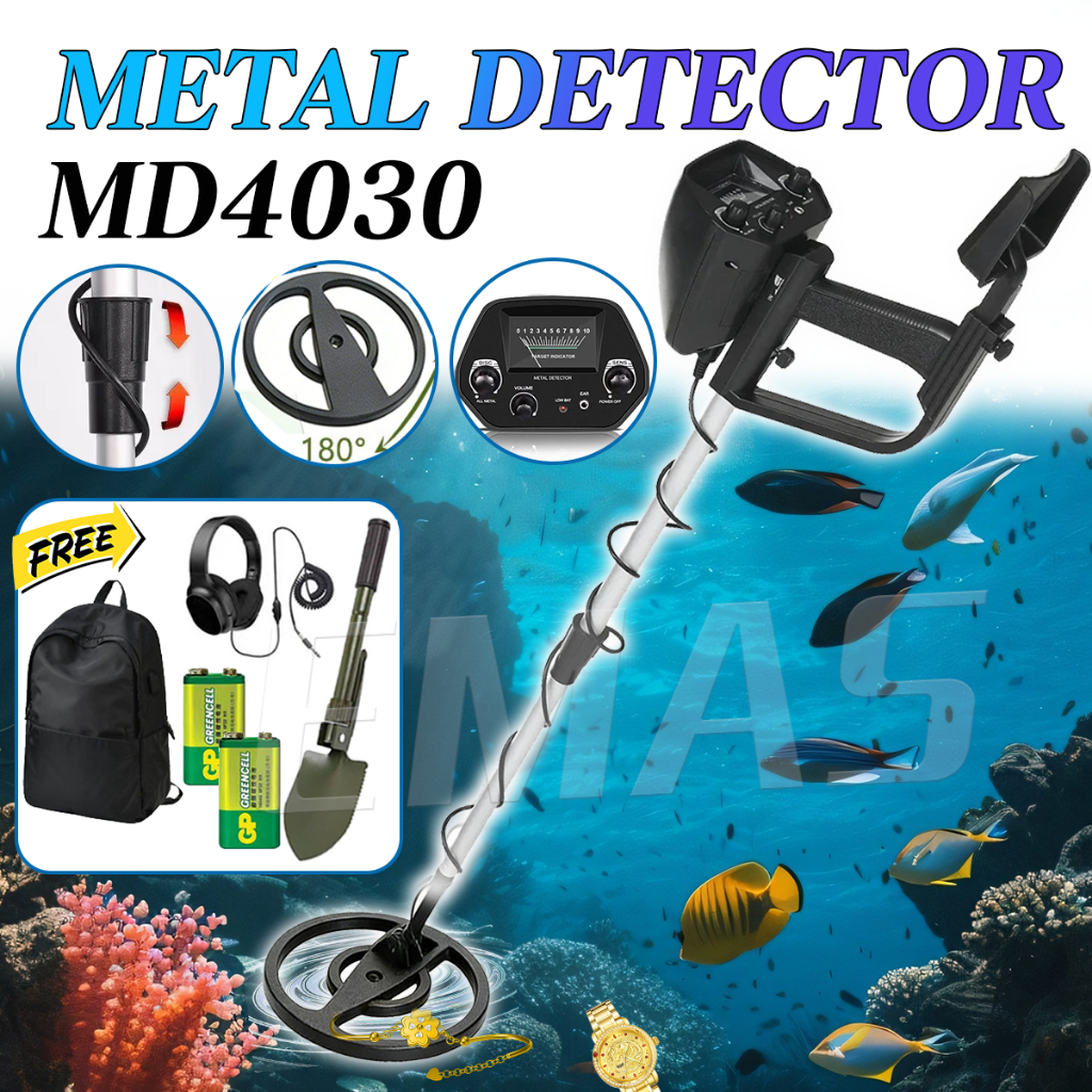 /COD/Underground Metal Gold Detector MD-4030  Detector Emas Logam  Metal Detektor  Logam Emas Pendet