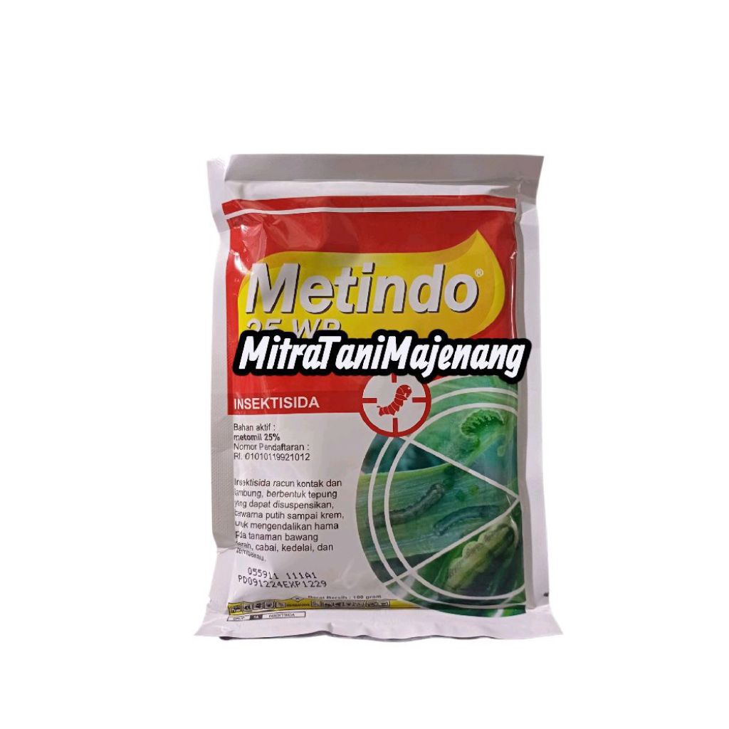 Metindo 25 wp insektisida (Bahan Aktif : metomil 25%)