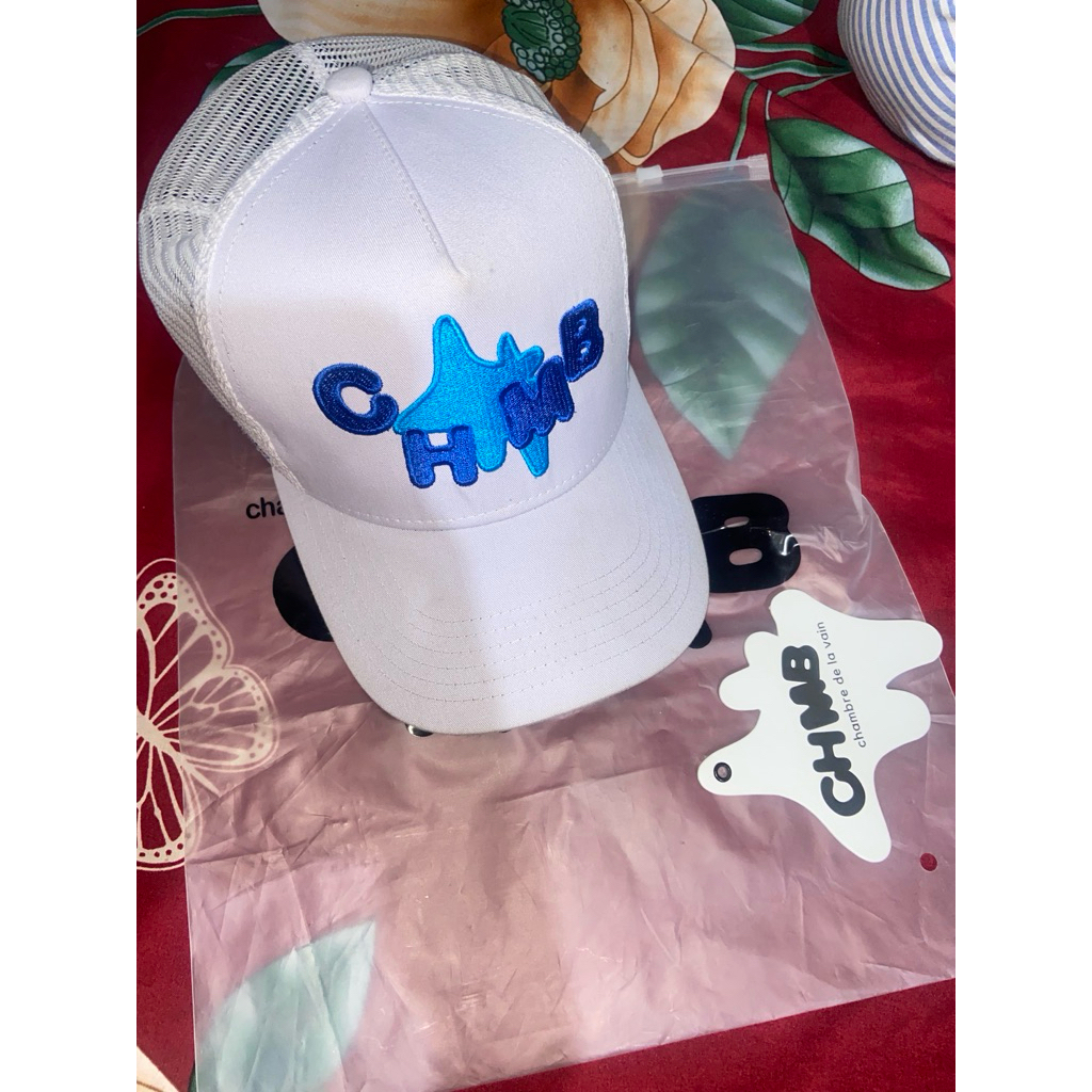 topi chmb putih original
